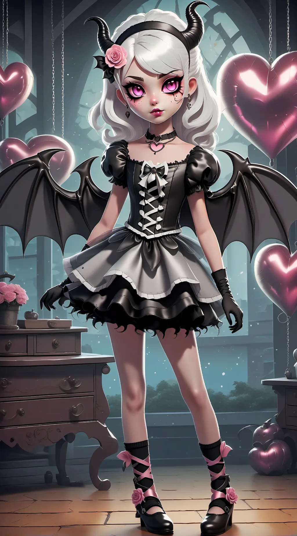 ai character: Verosika Mayday background