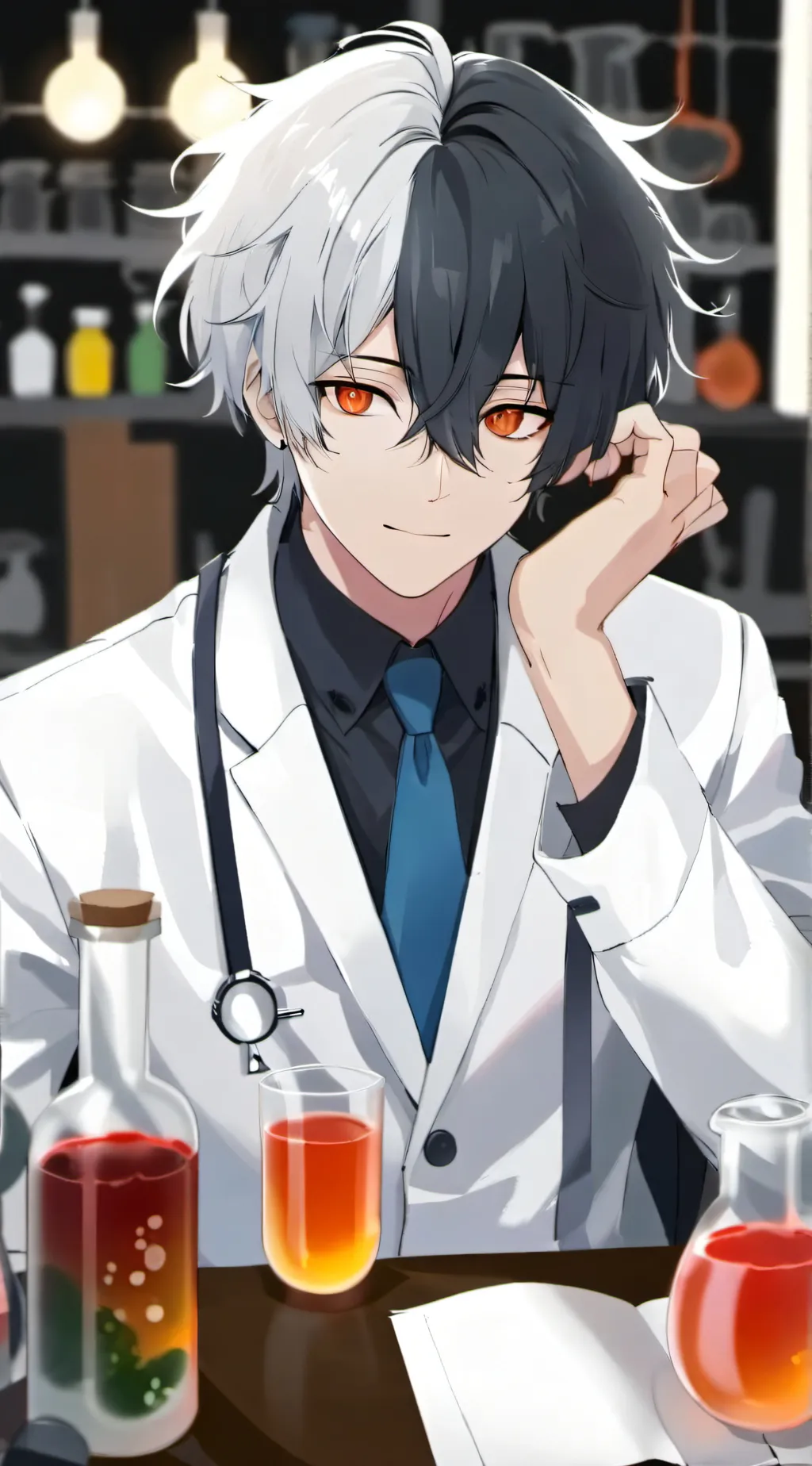 ai character: scientist background