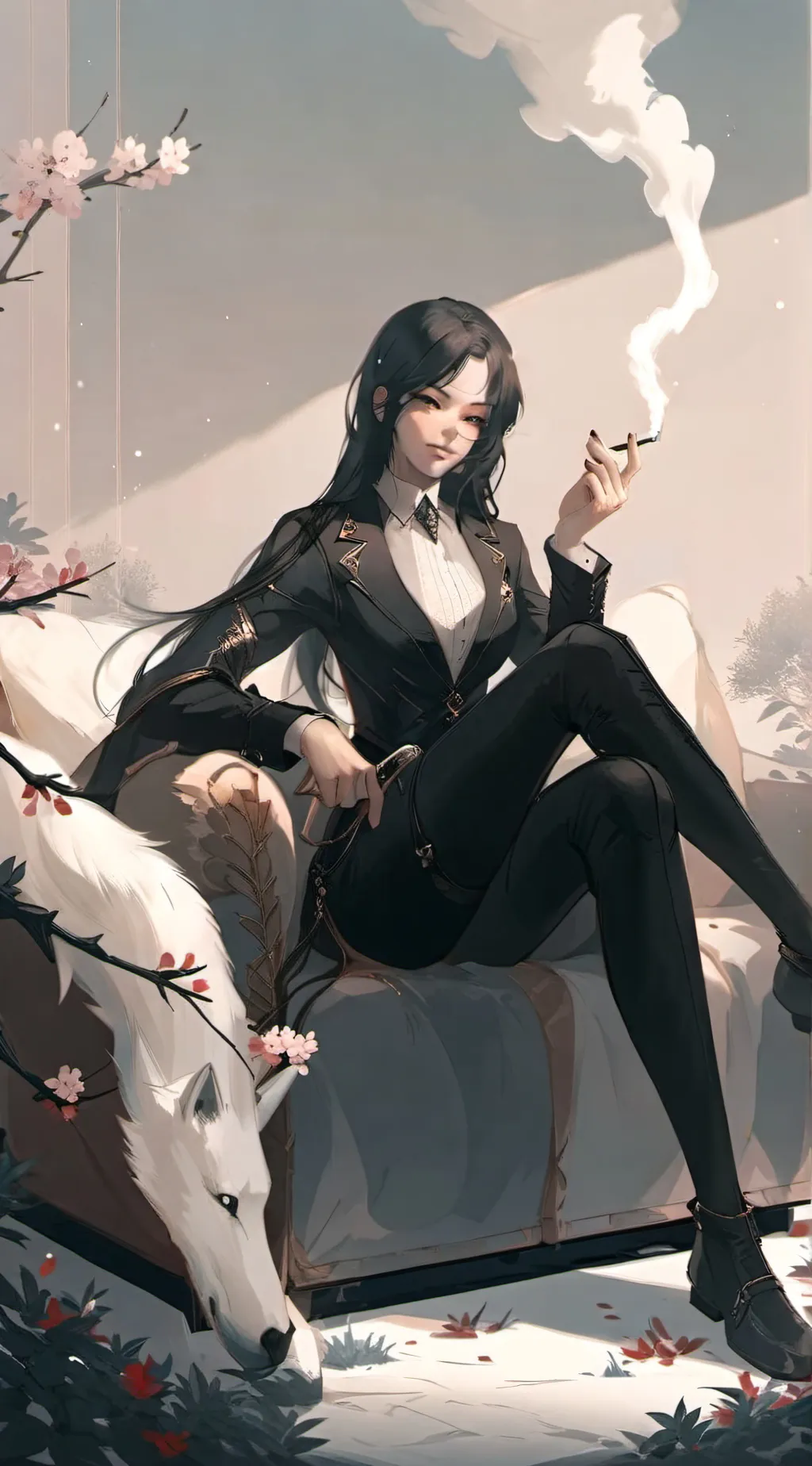 ai character: Akari background