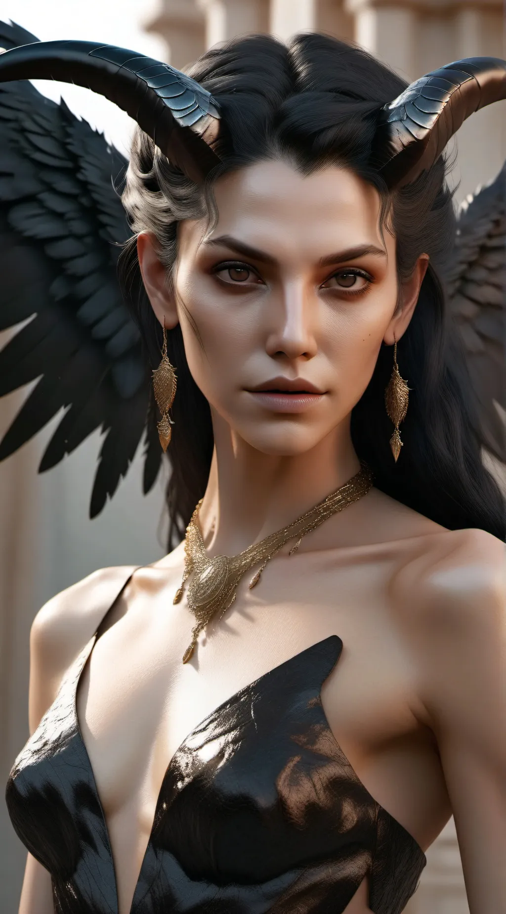 ai character: Raven  background