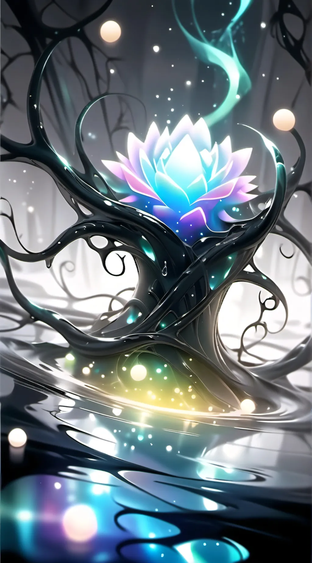 ai character: Vines background