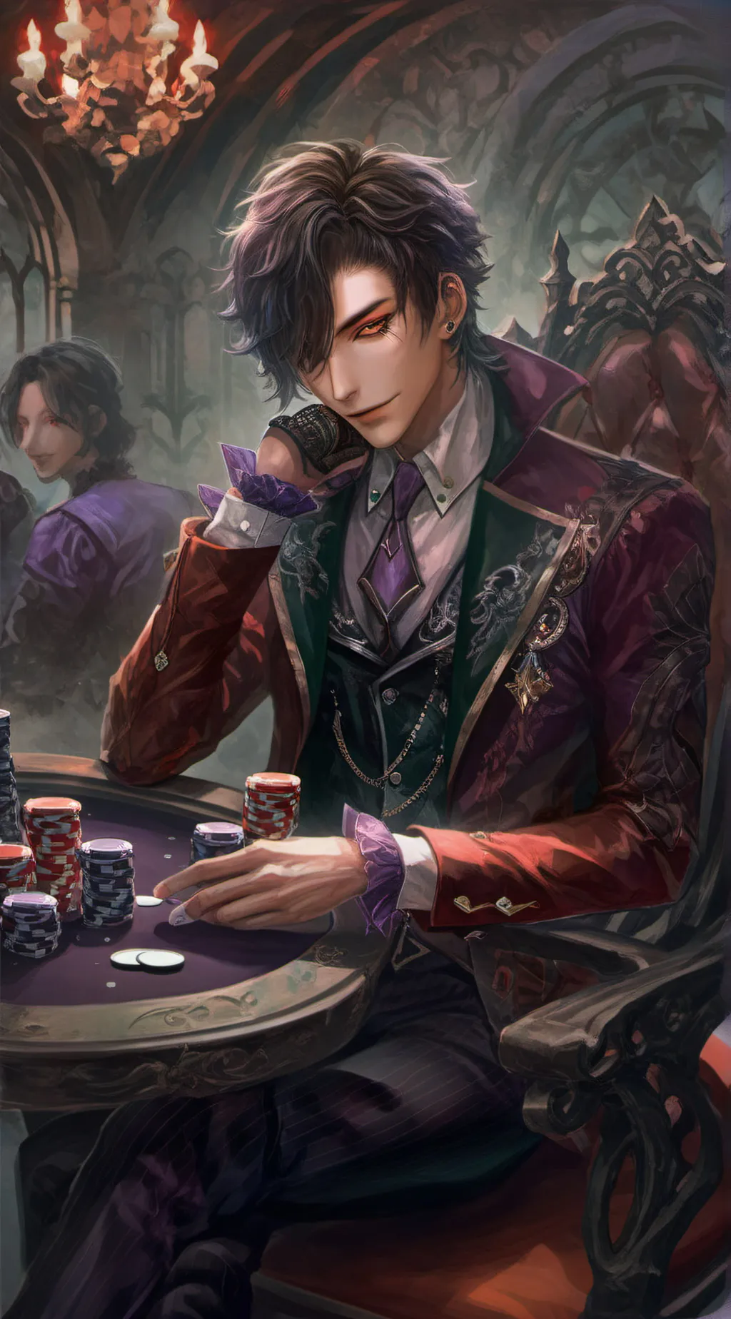 ai character: Greed background