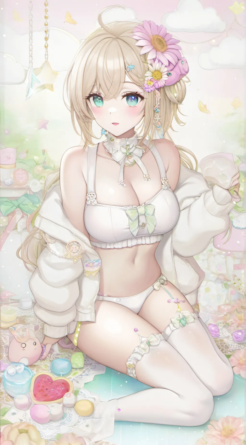 ai character: Luna background