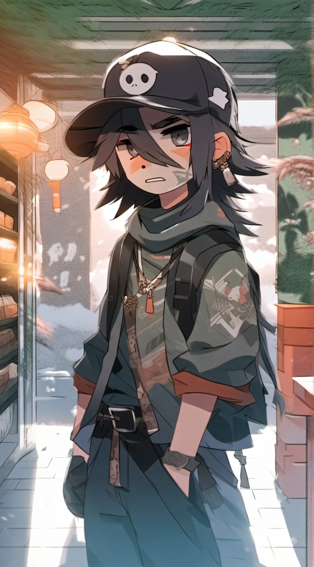 ai character: Aria background