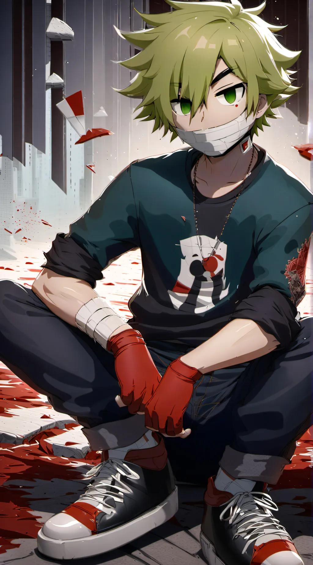 ai character: hike background