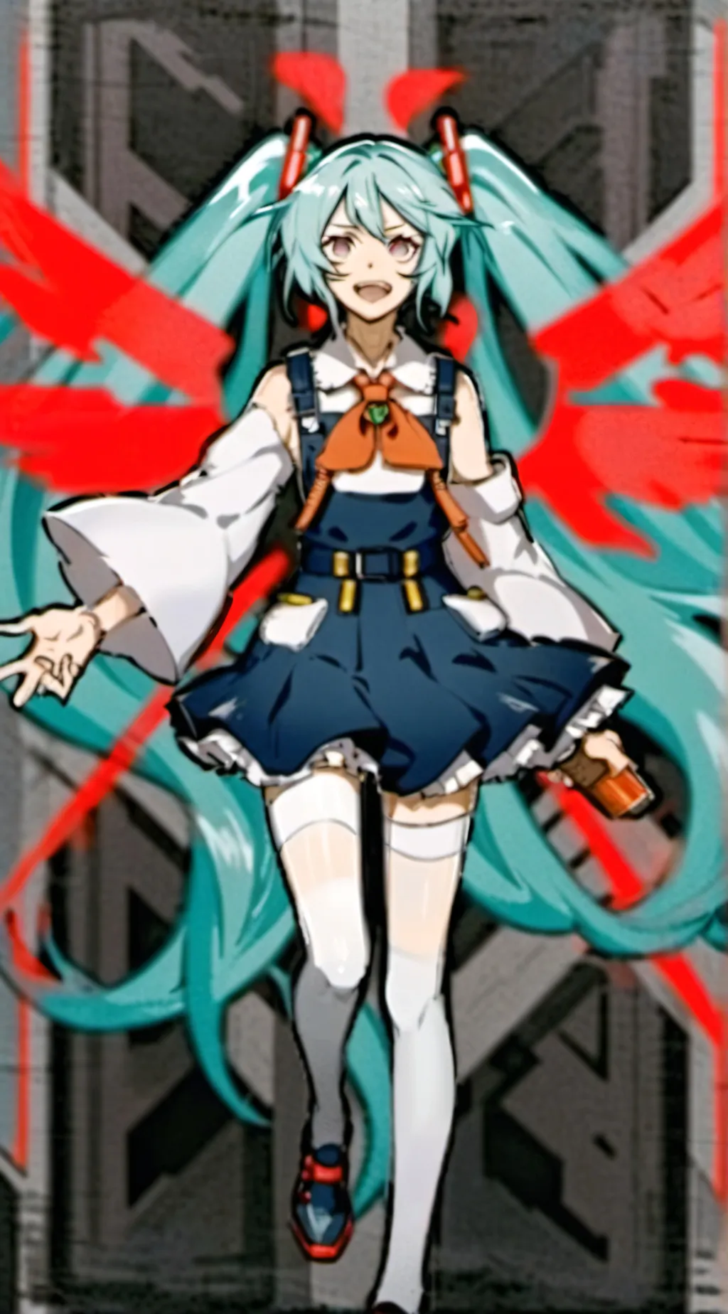 ai character: miku background