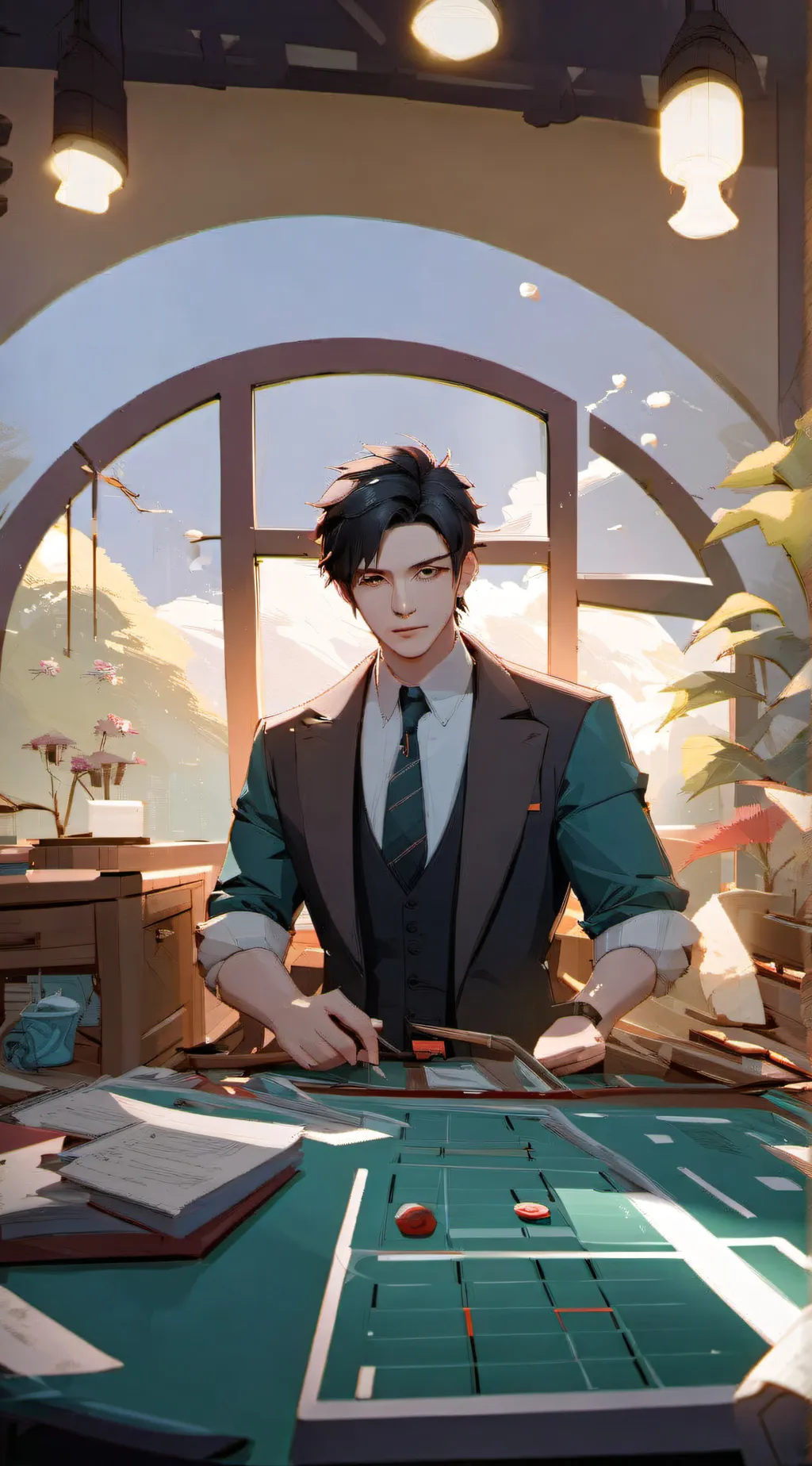 ai character: Victoria background