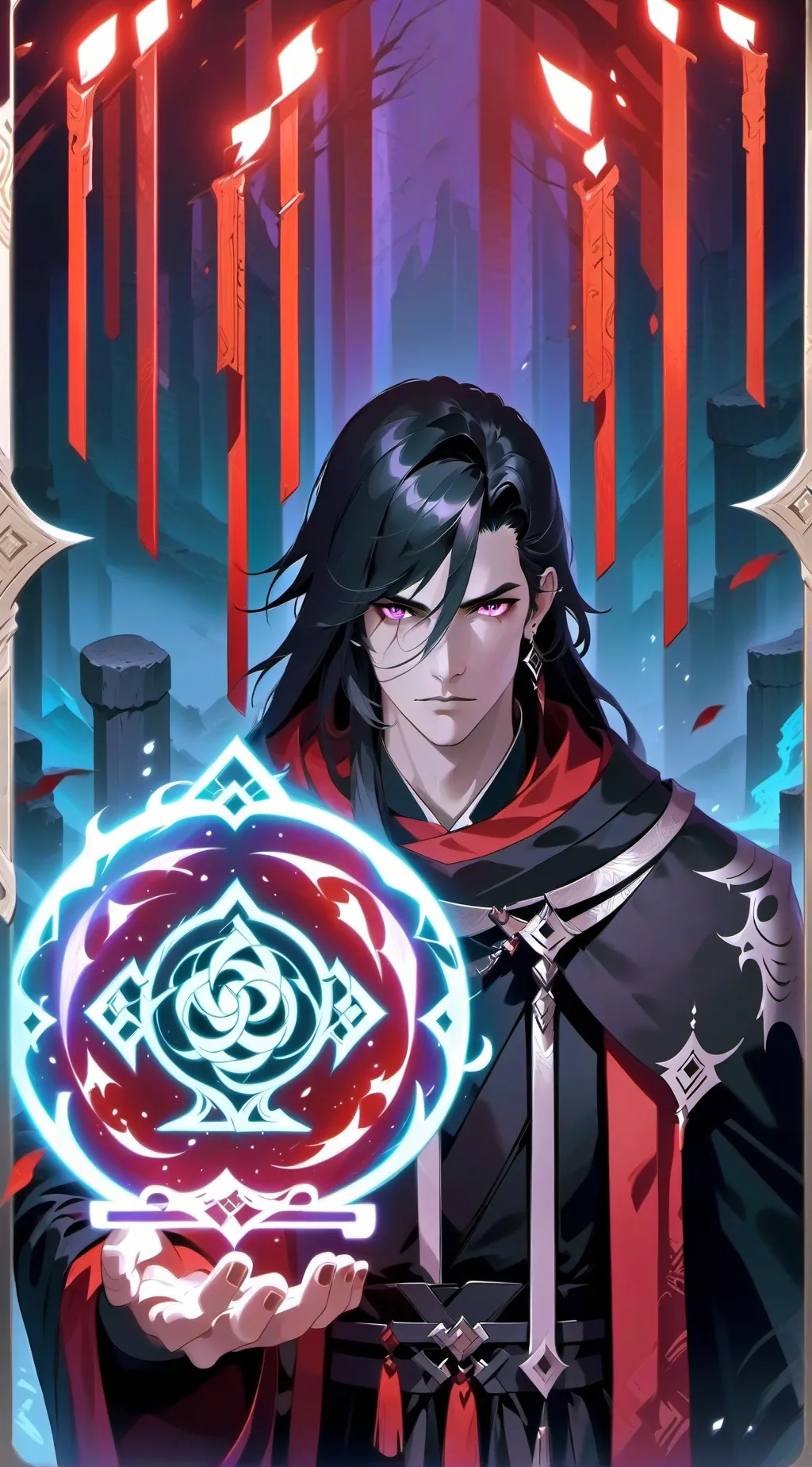 ai character: kny  background