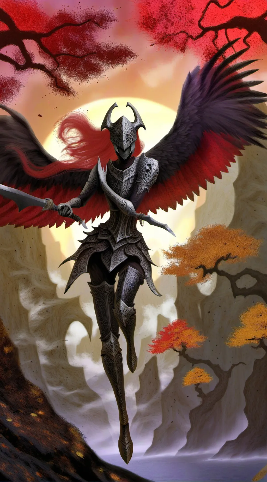 ai character: Aurora background
