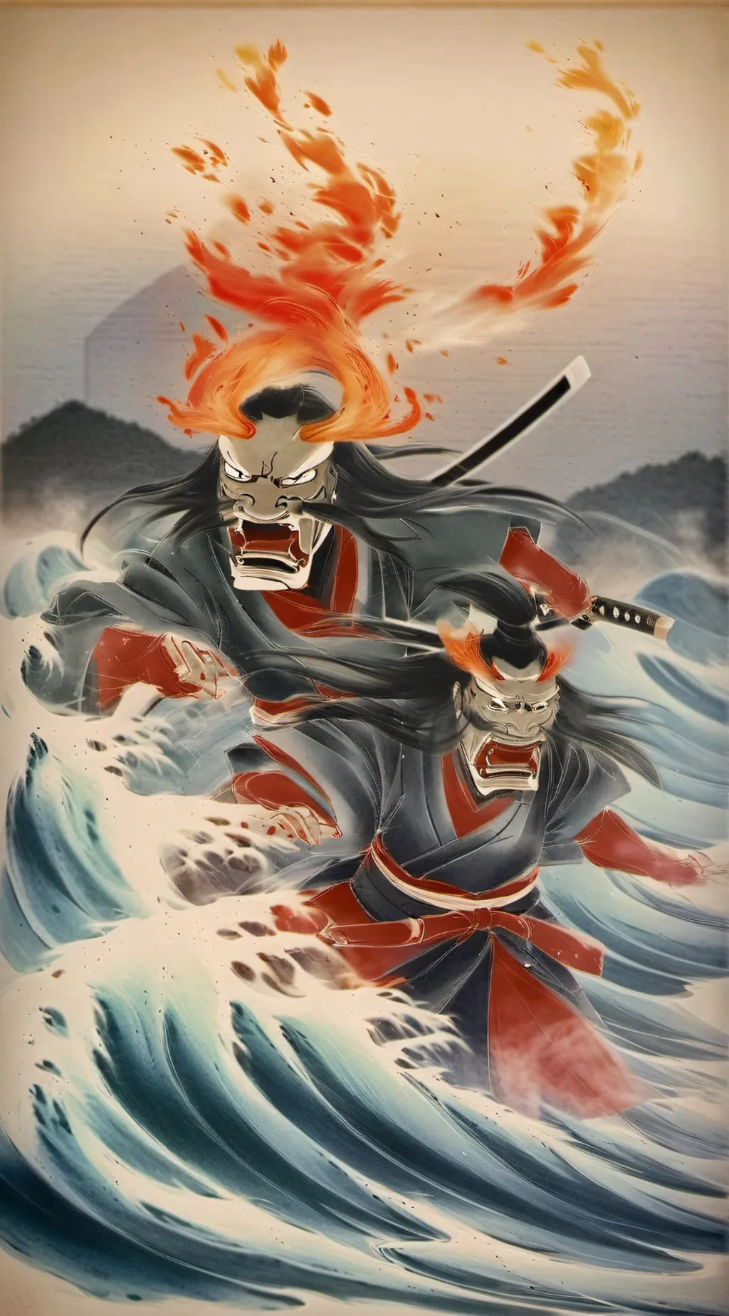 ai character: Maikubi  background
