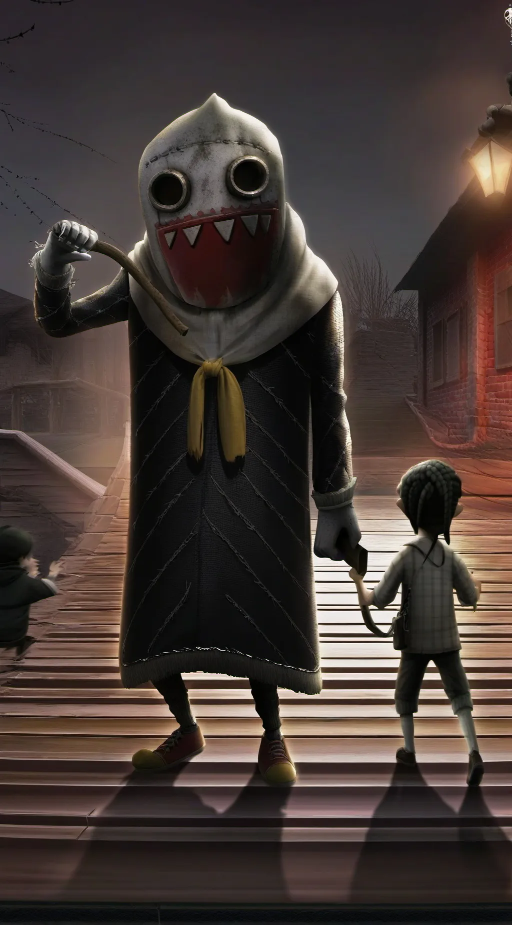 ai character: Scary boy rob  background