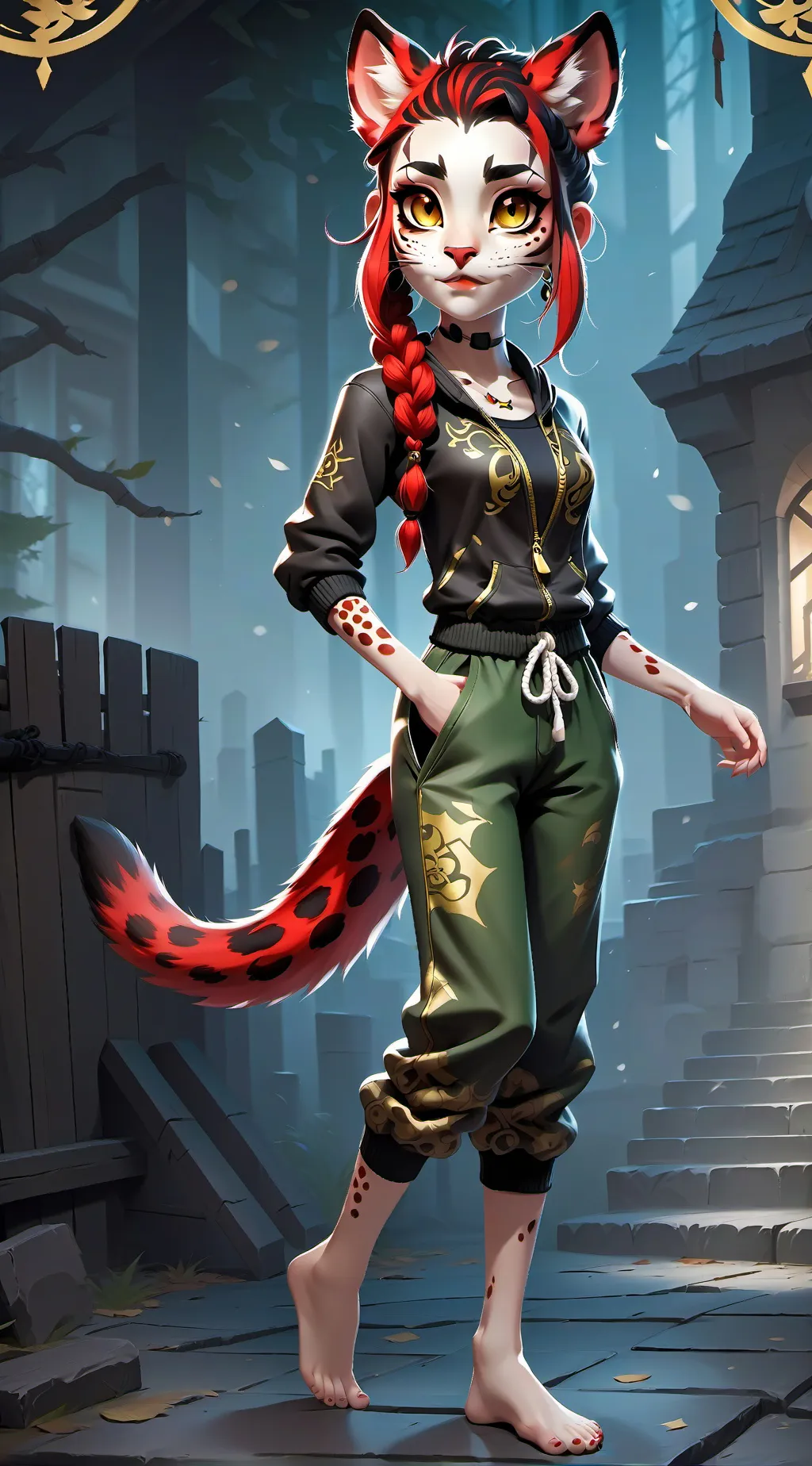 ai character: Yessica. background