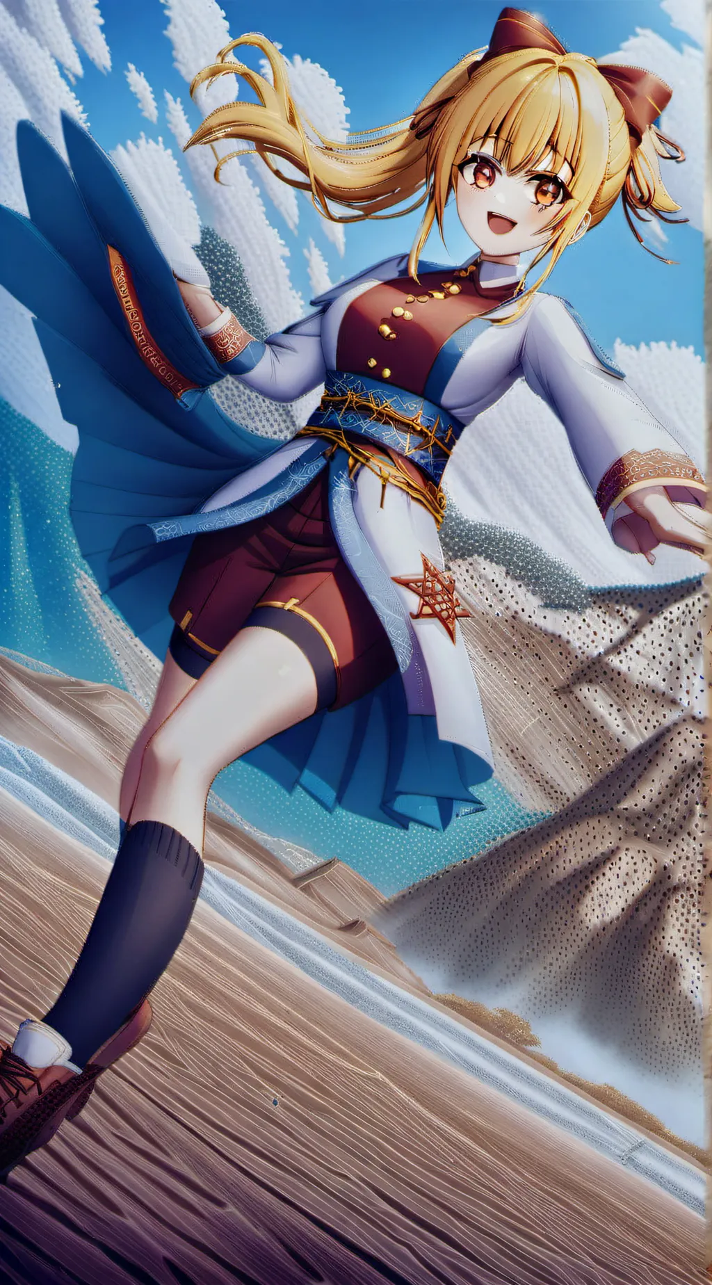 ai character: Ariana background