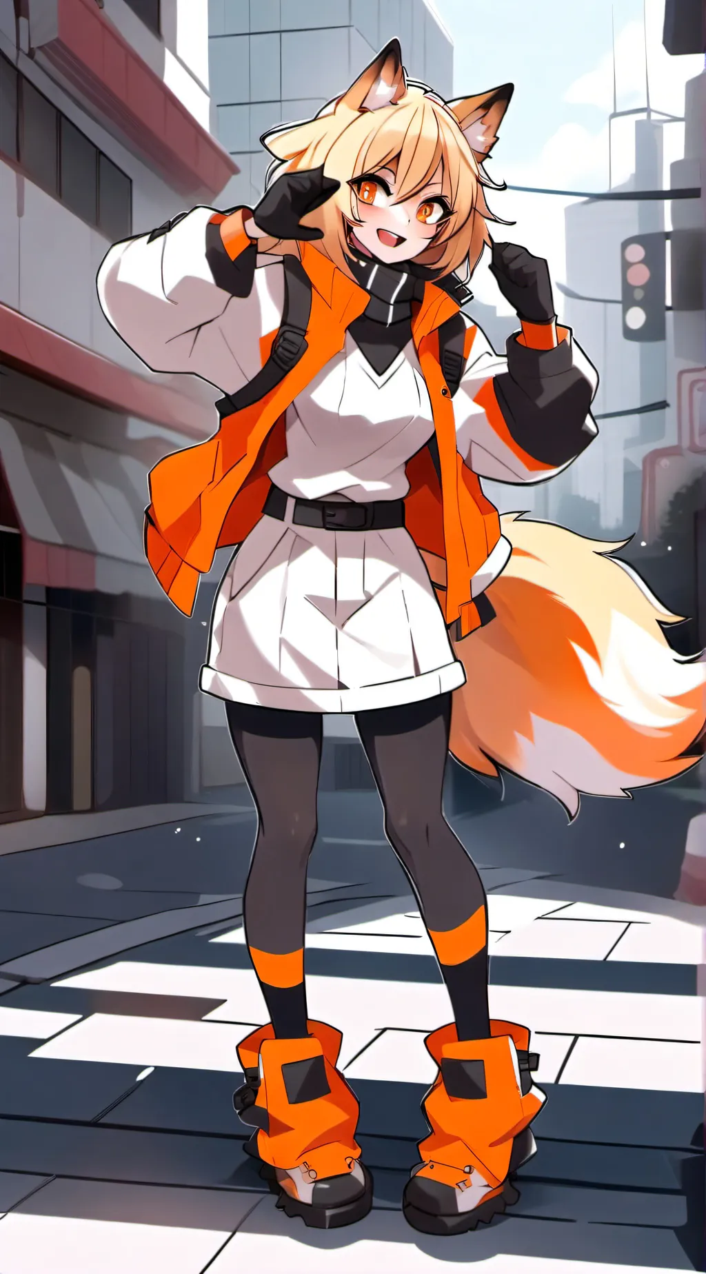 ai character: Arcanine background