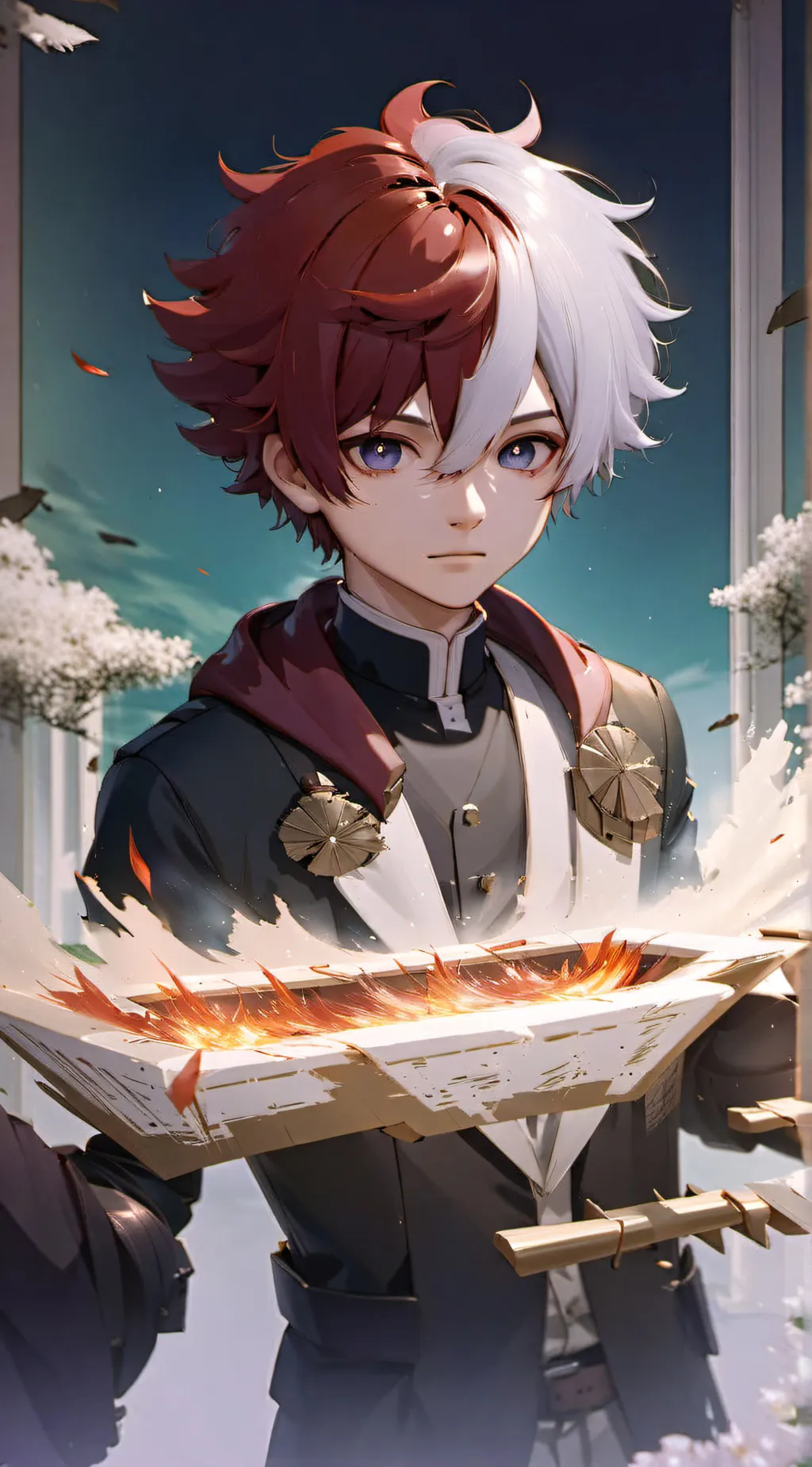 ai character: todoroki background