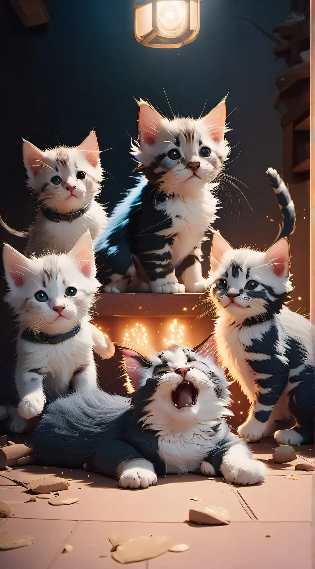 ai character: Kitten family background