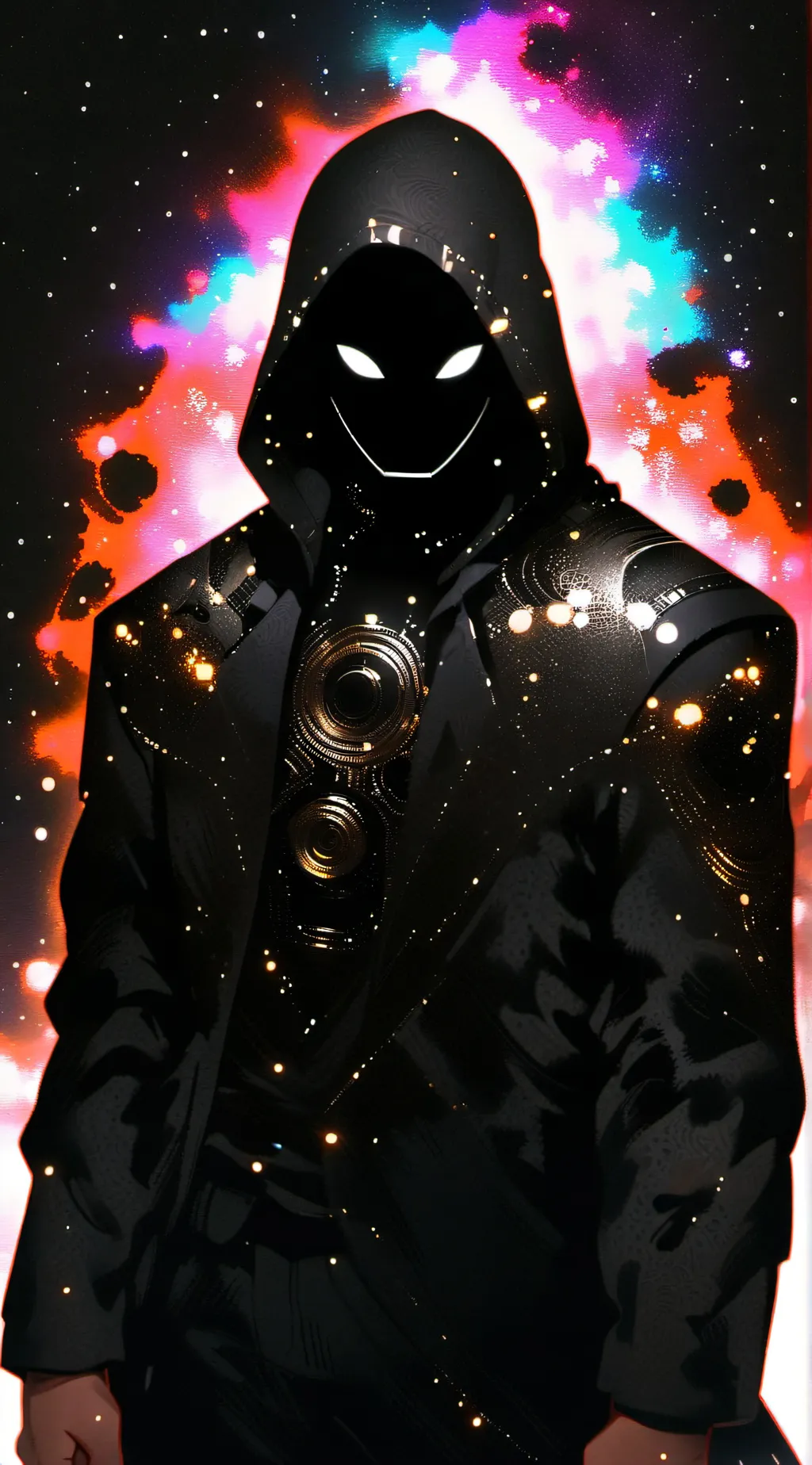 ai character: Galaxy God background