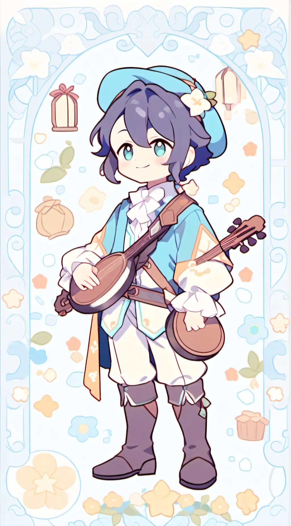 ai character: Venti background