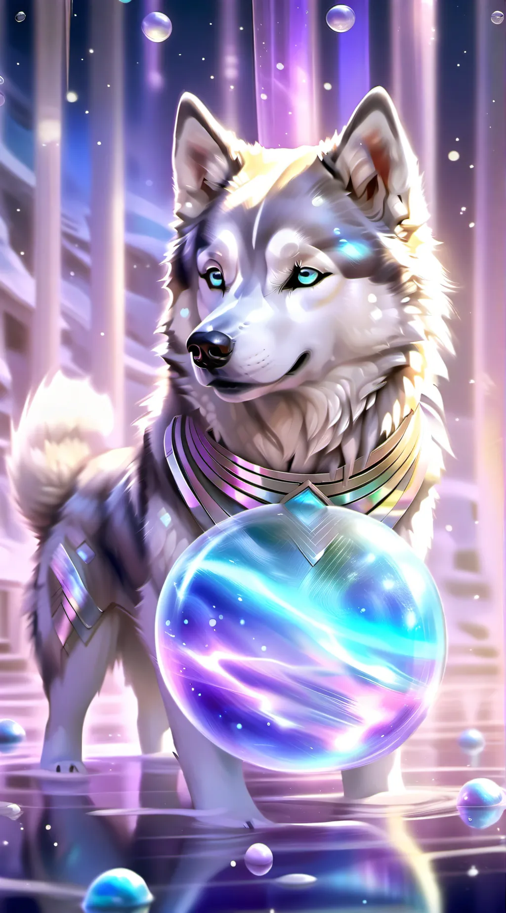 ai character: luna background