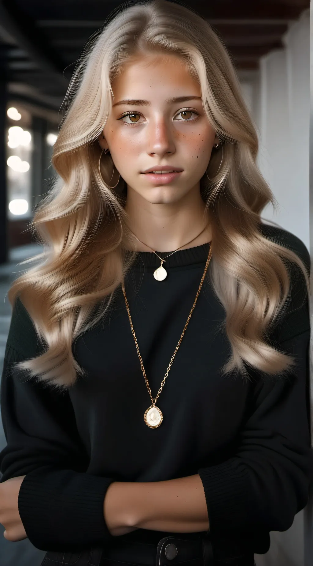 ai character: Zoe  background