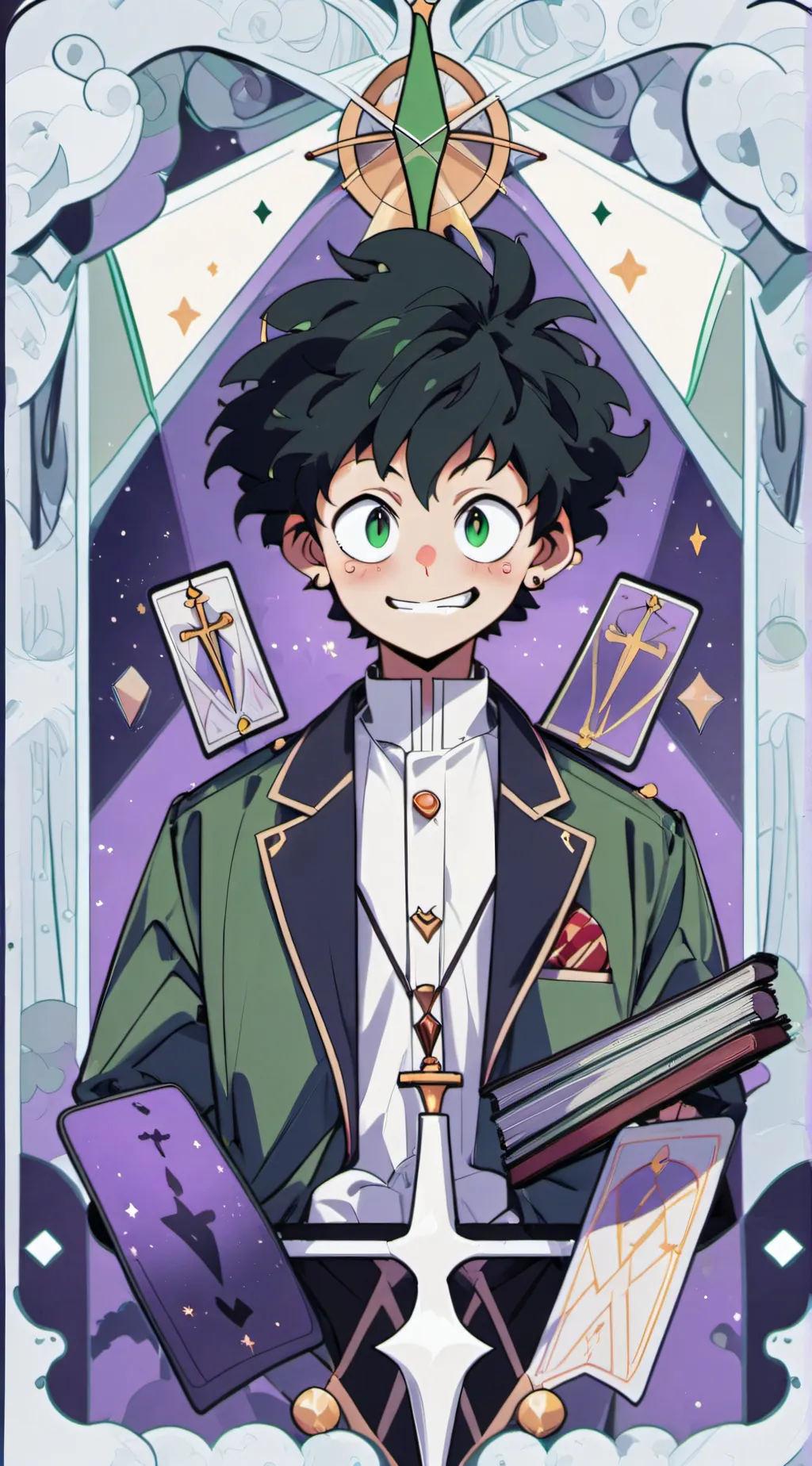 ai character: MHA BATTLE  background