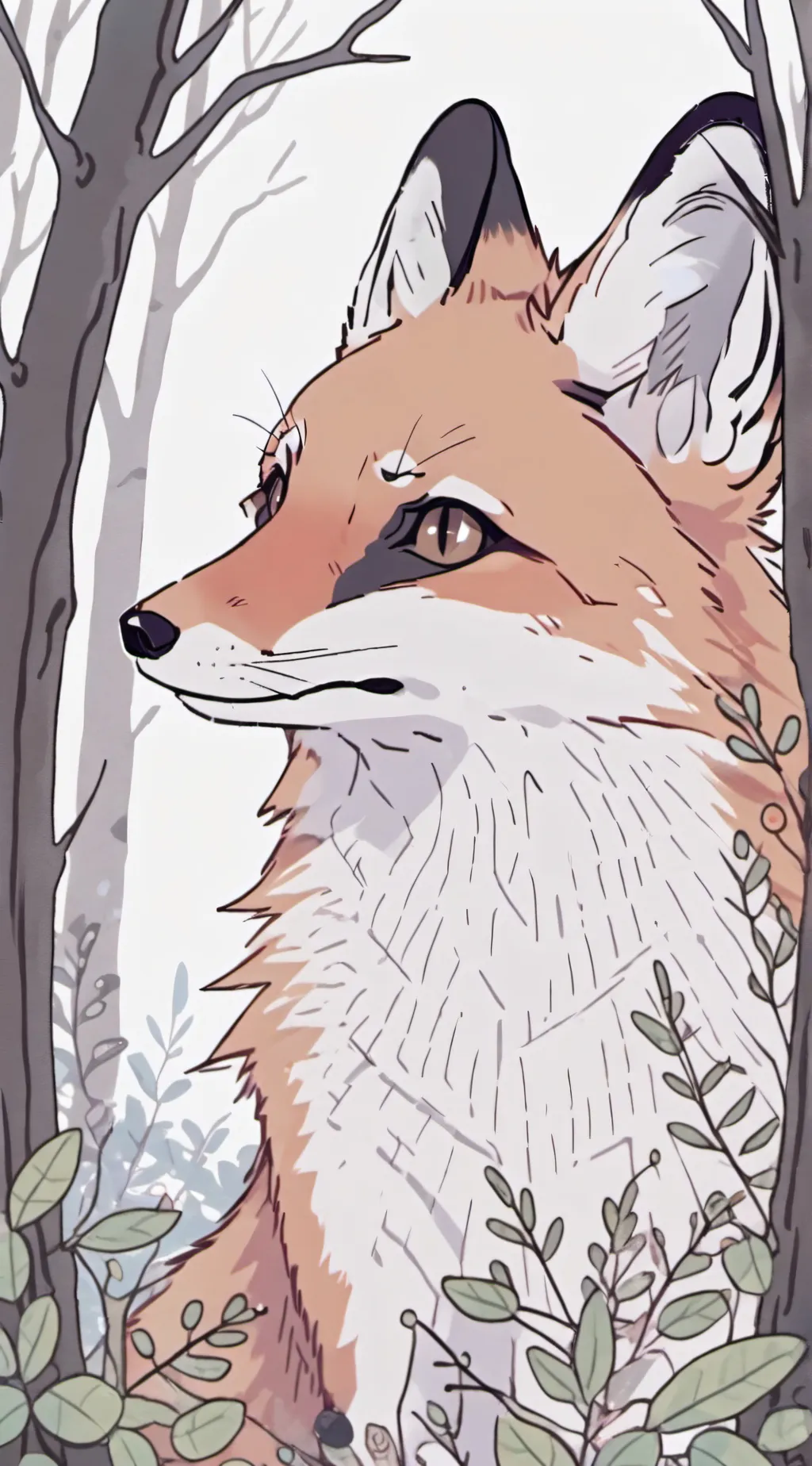 ai character: Pine background