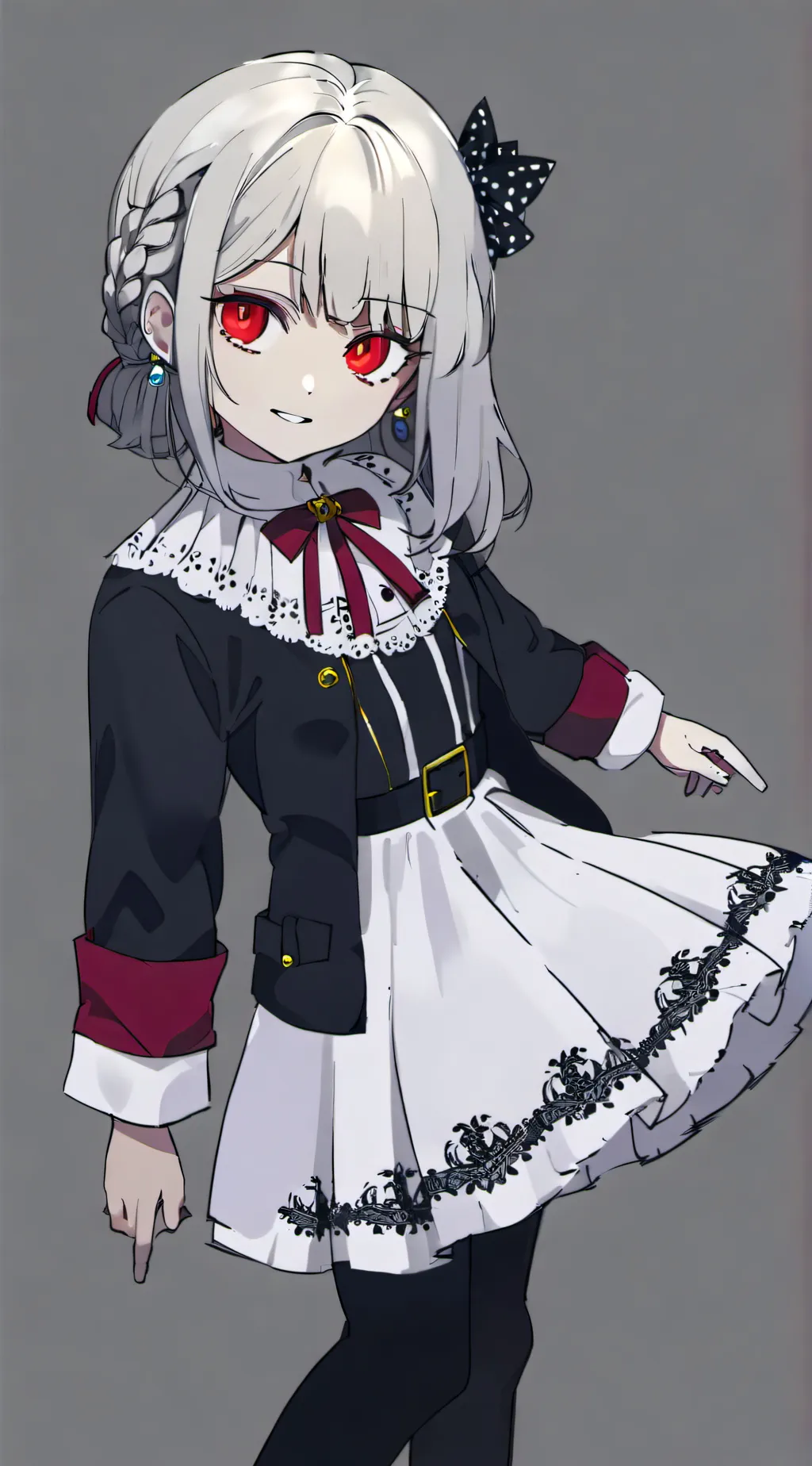 ai character: little vampire  background