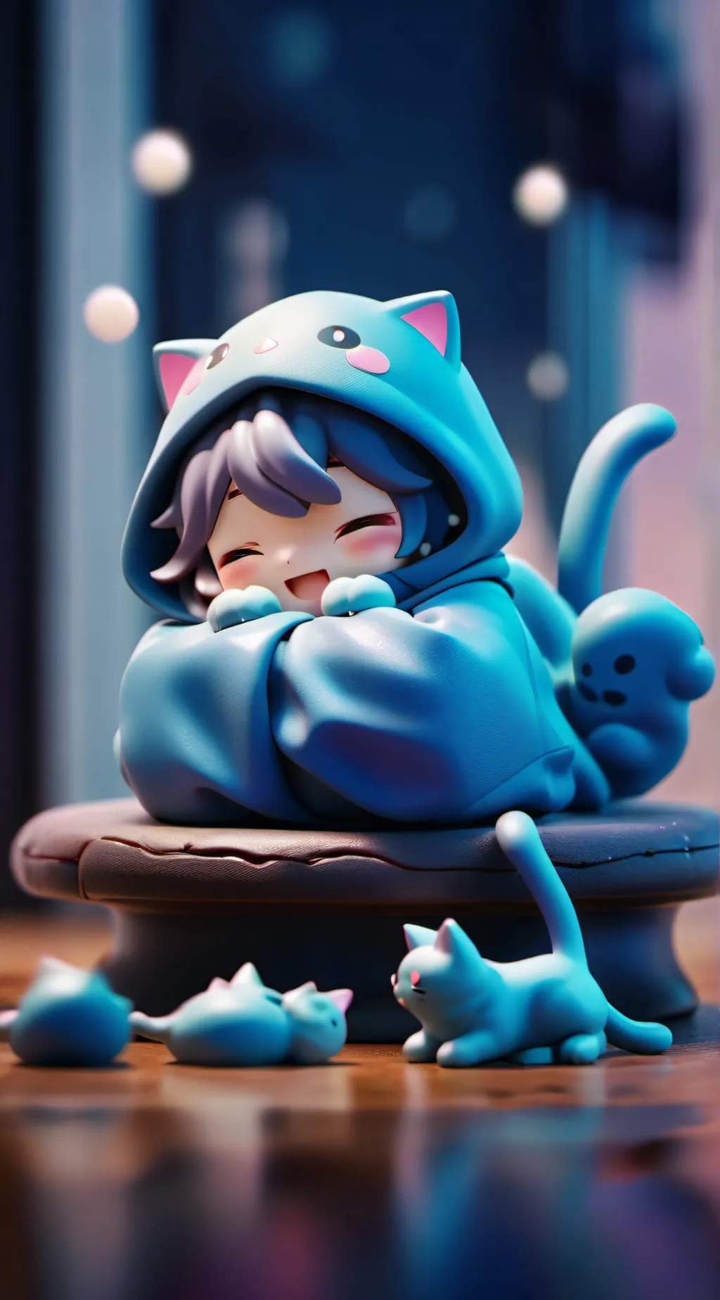 ai character: cat nap background