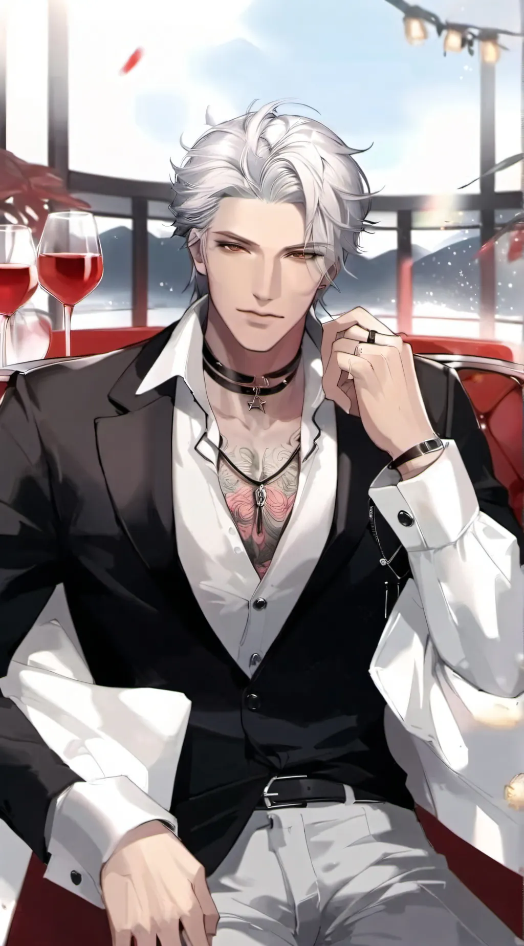 ai character: Alexander  background