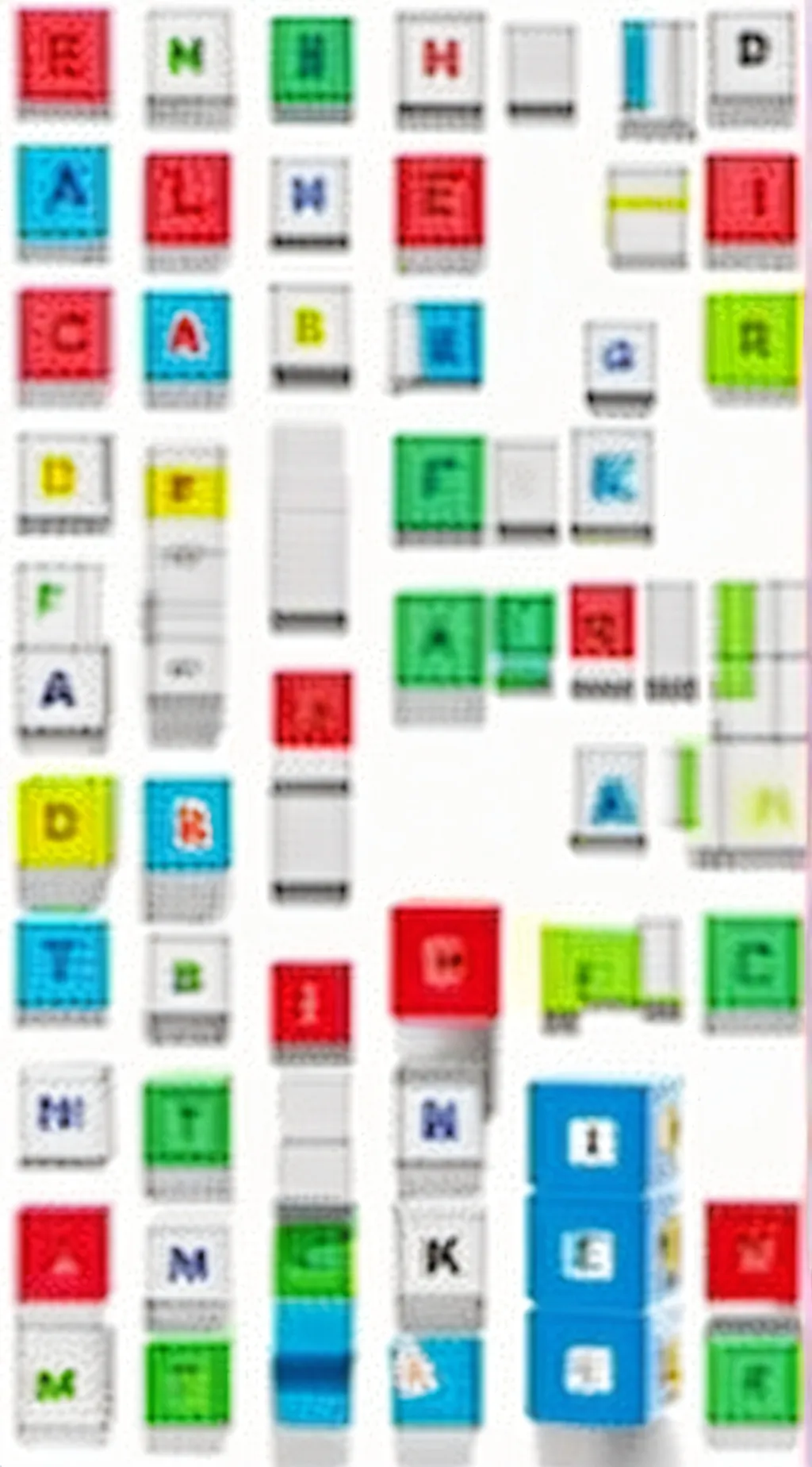 ai character: Alphablocks background