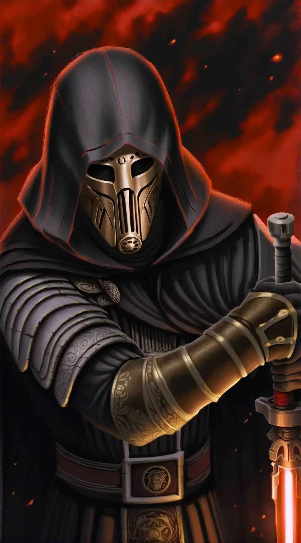 ai character: Darth Crimson background