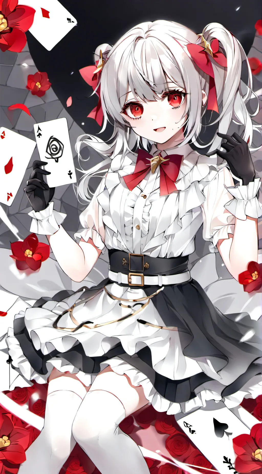 ai character: Rose background