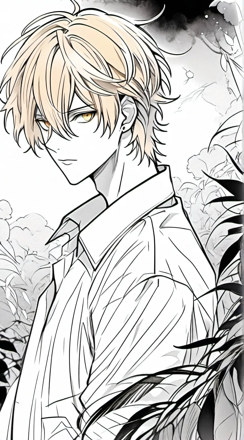 ai character: dabi  background