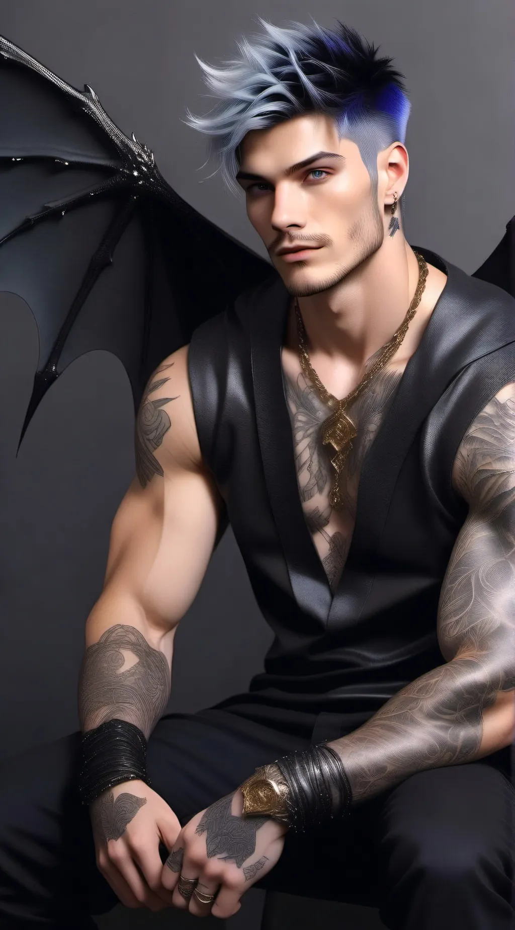 ai character: Rhysand background