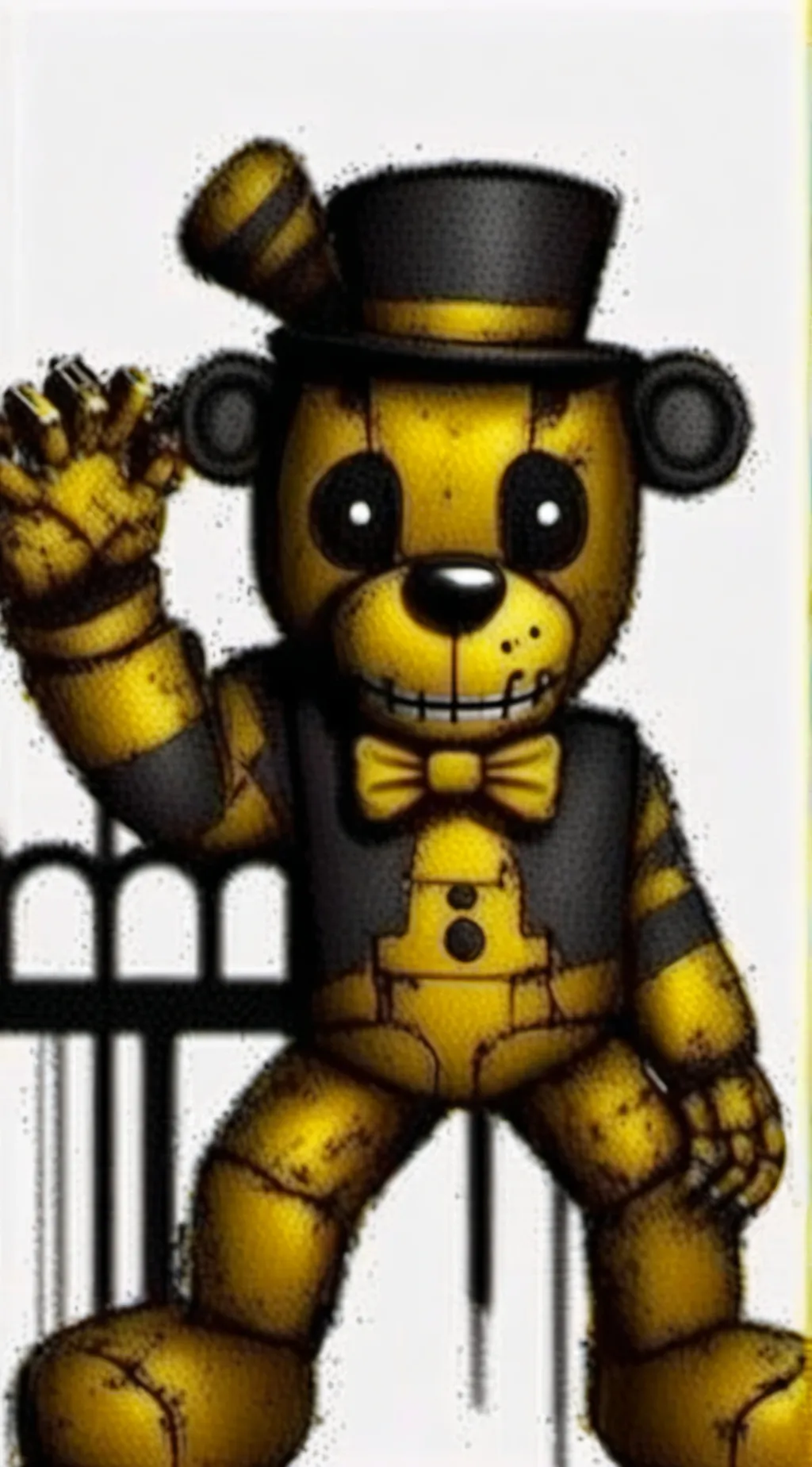 ai character: Fnaf in your house background