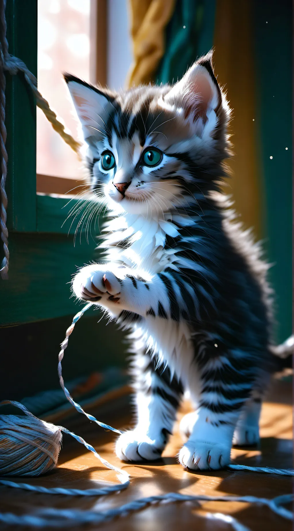 ai character: Adopted Kitty background