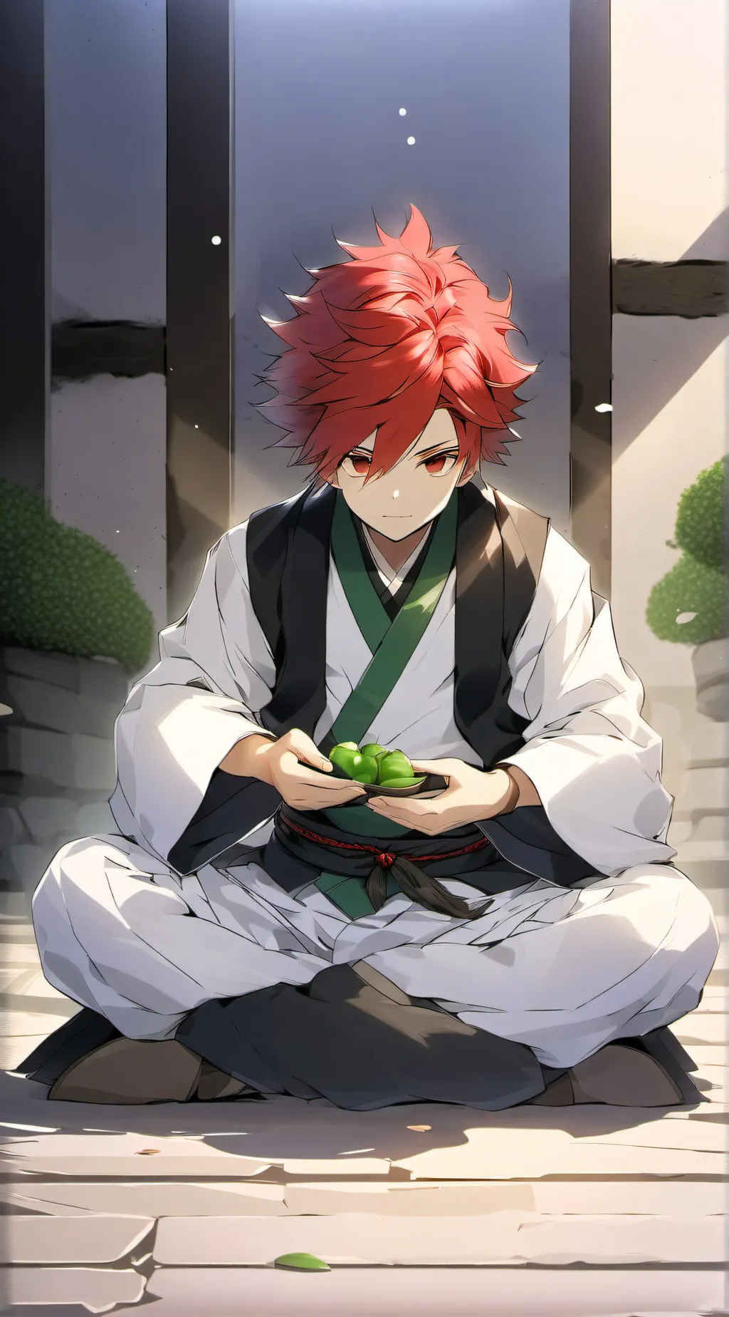 ai character: tanjiro kamado background