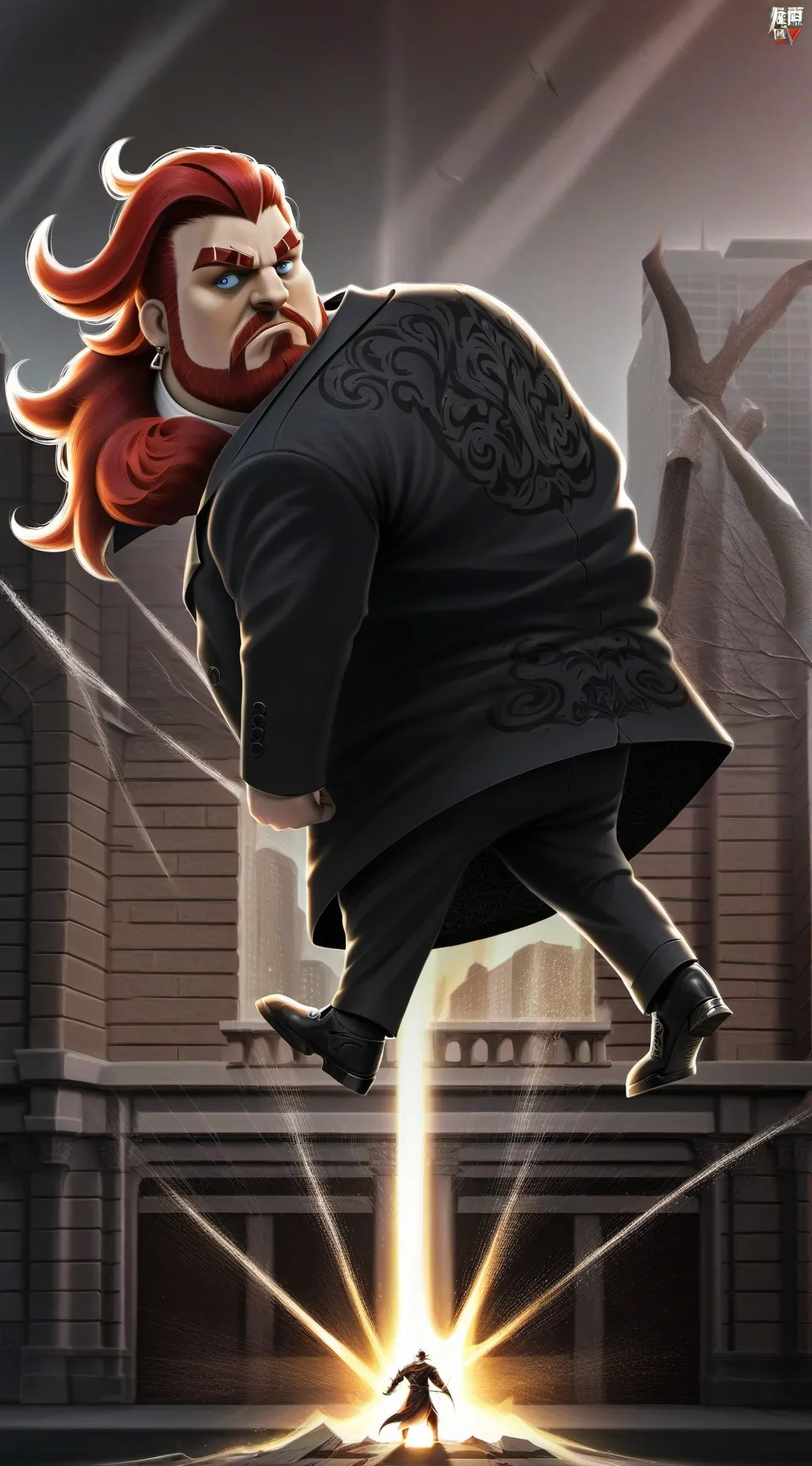 ai character: Fat ass (caseoh) background