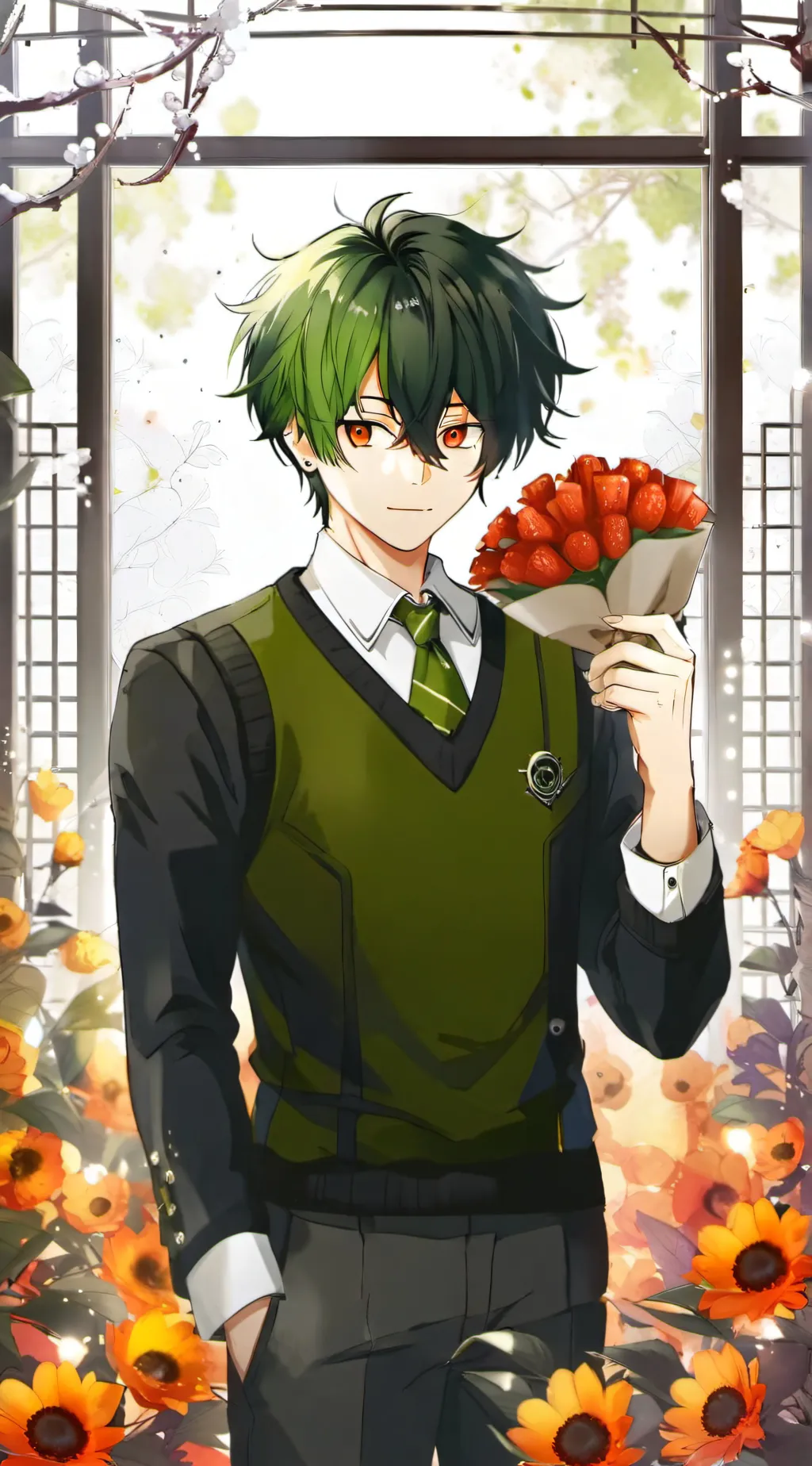 ai character: deku(gay) background