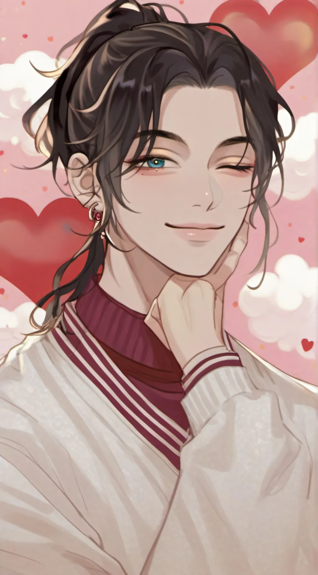 ai character: hyunjin  background
