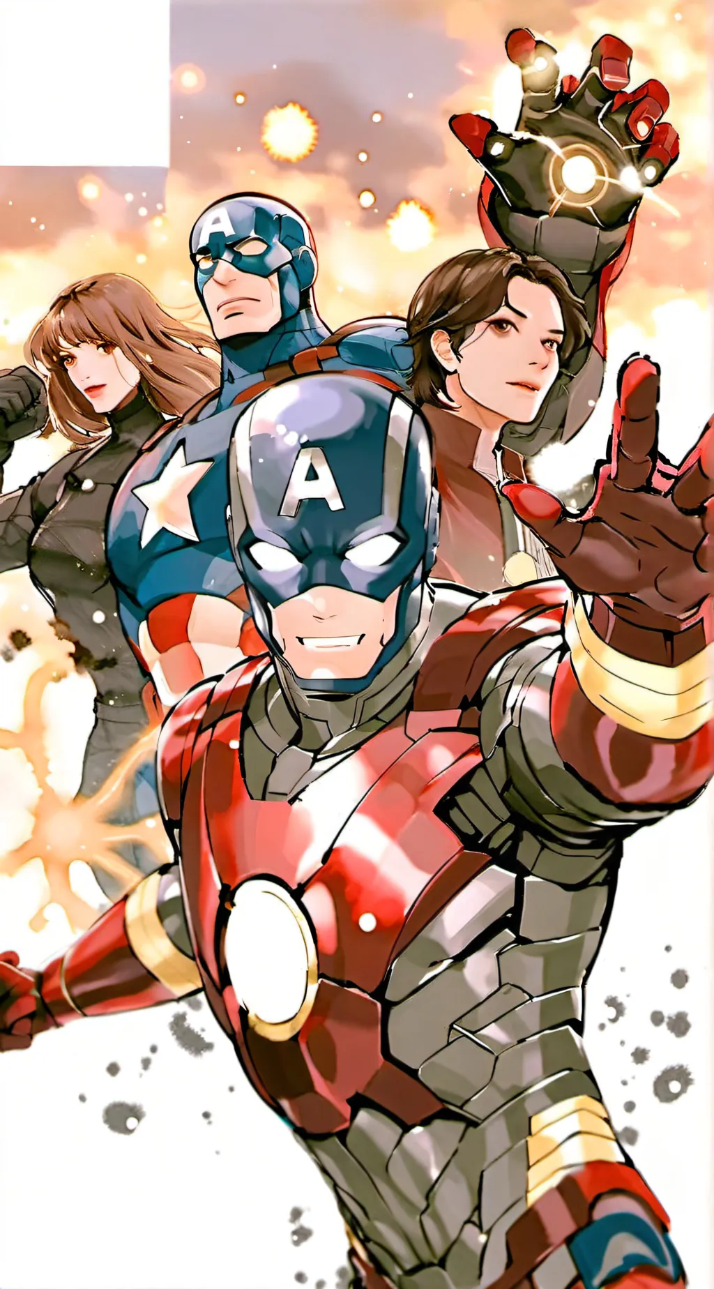 ai character: avengers partner background