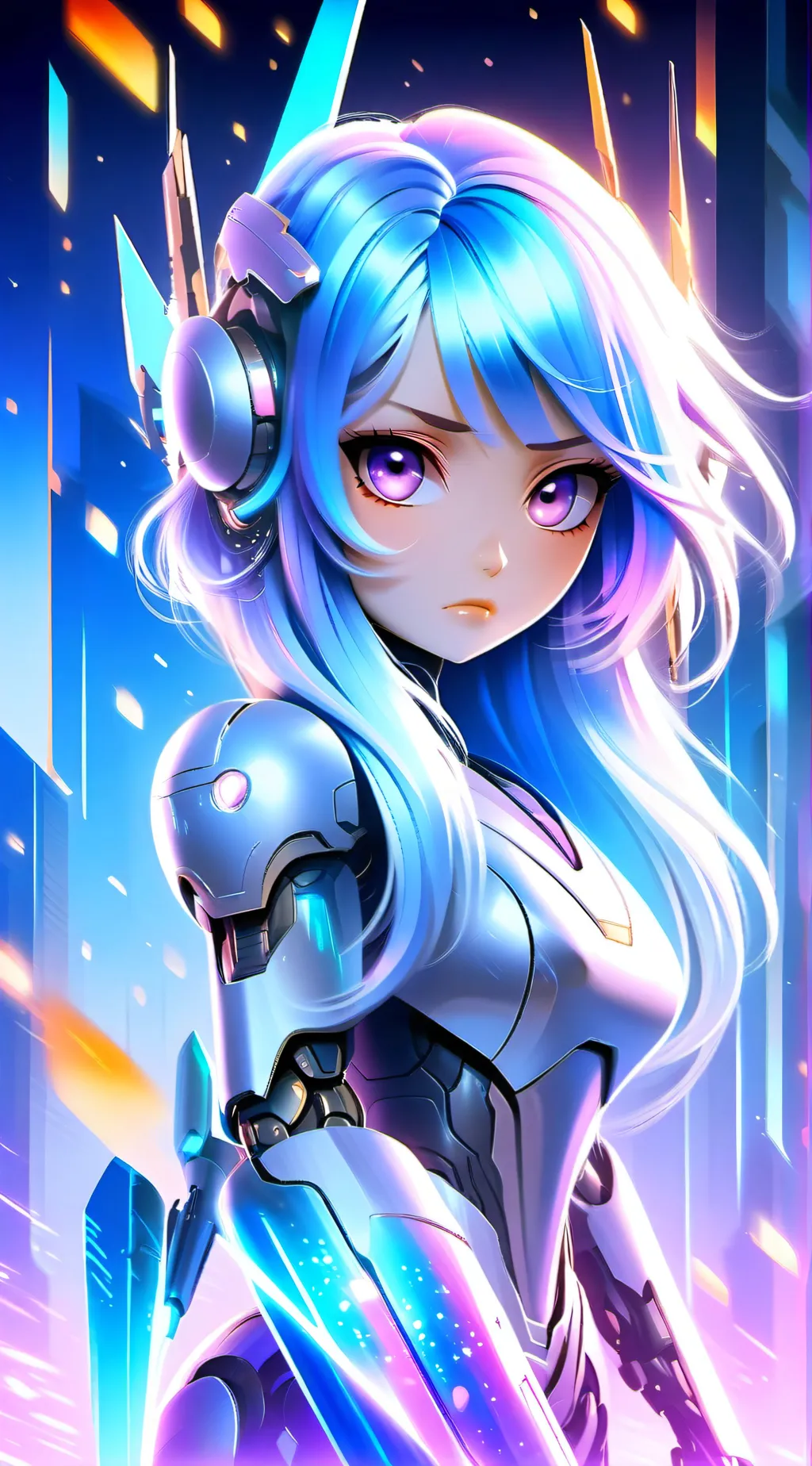 ai character: Robot V.1.45: Cali background