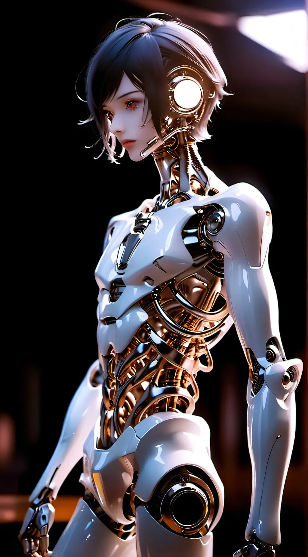 ai character: cyber secretary background