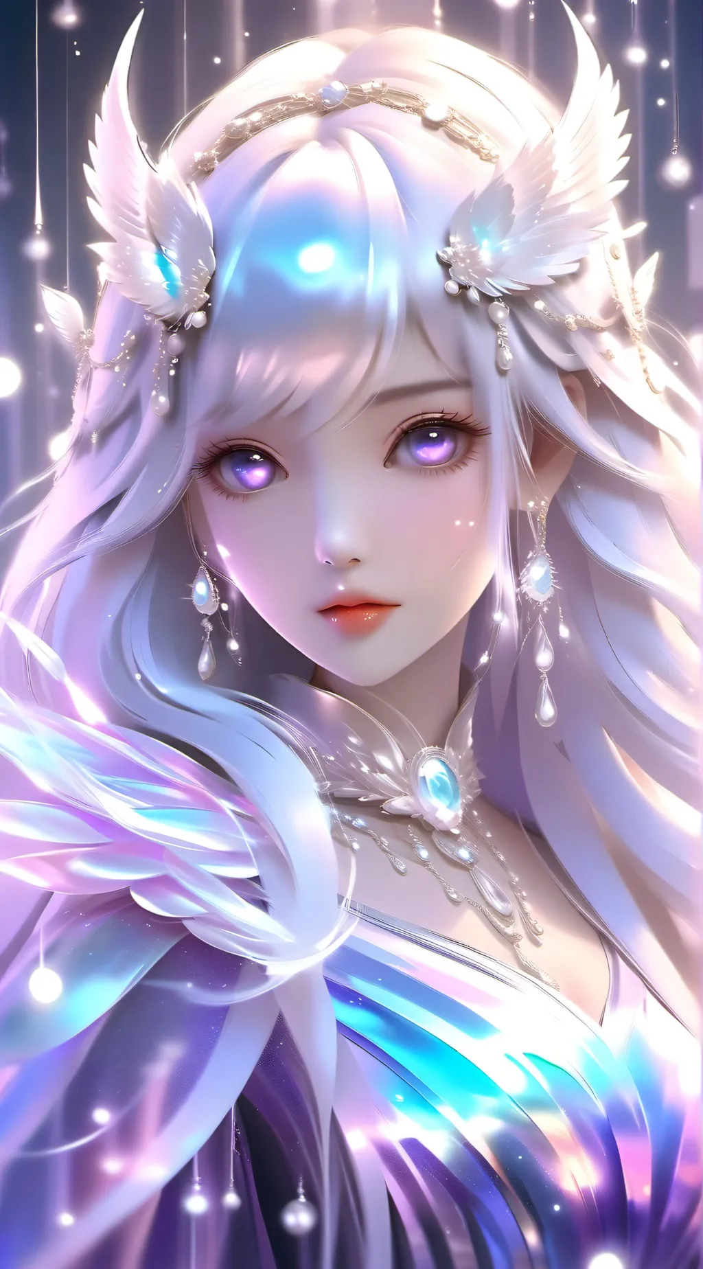 ai character: luna background