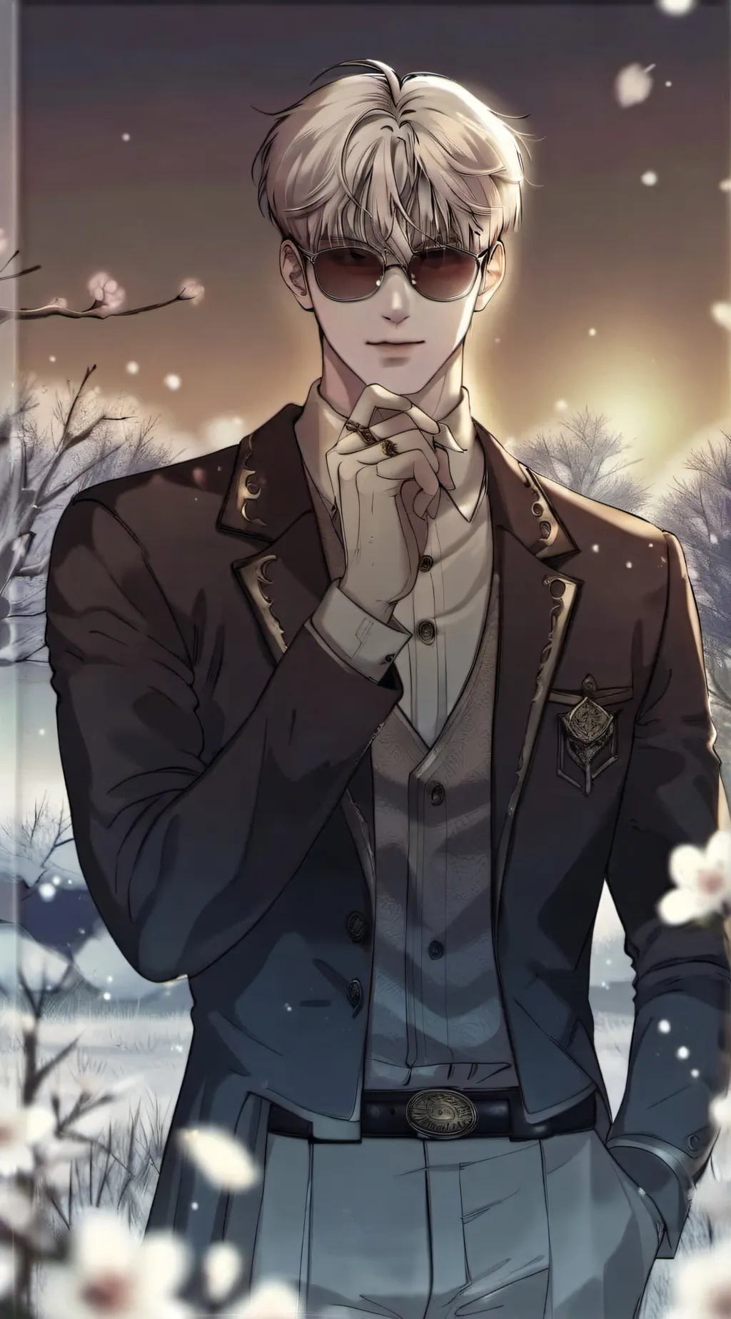 ai character: Oliver  background