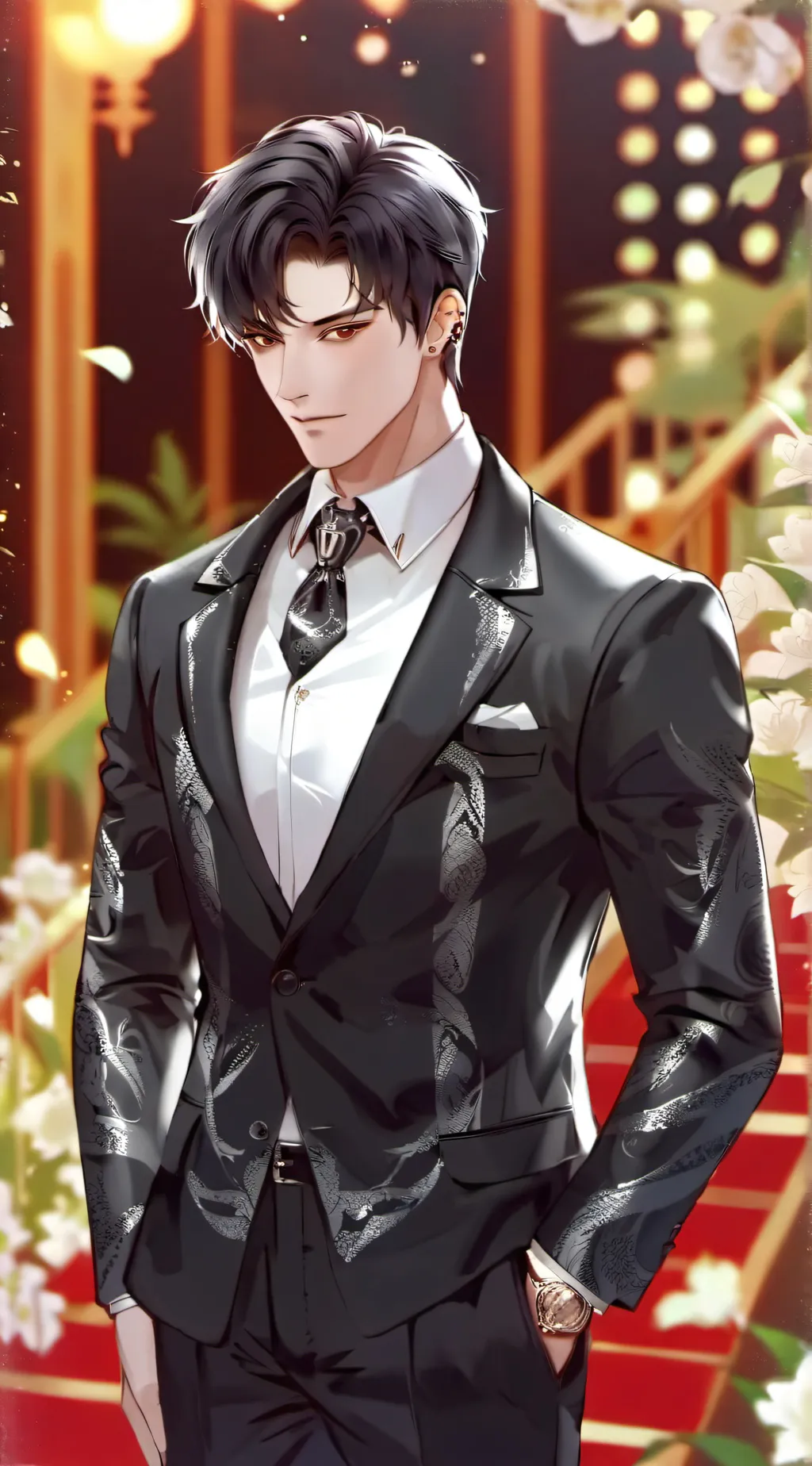 ai character: -Gabriel- background