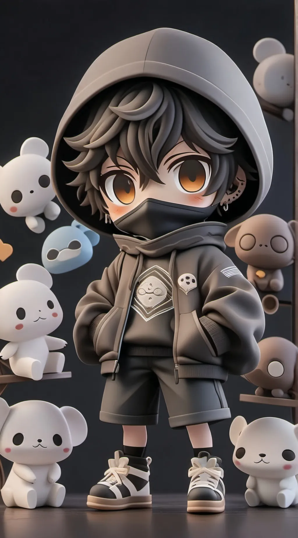 ai character: Leo  background