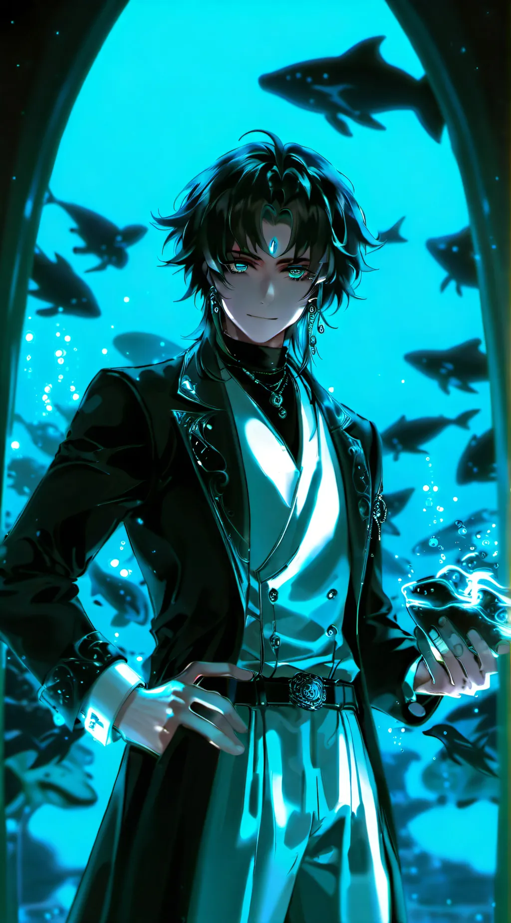 ai character: Mizu  background