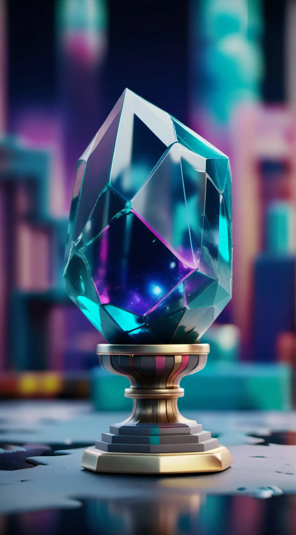 ai character: Magical Gem background