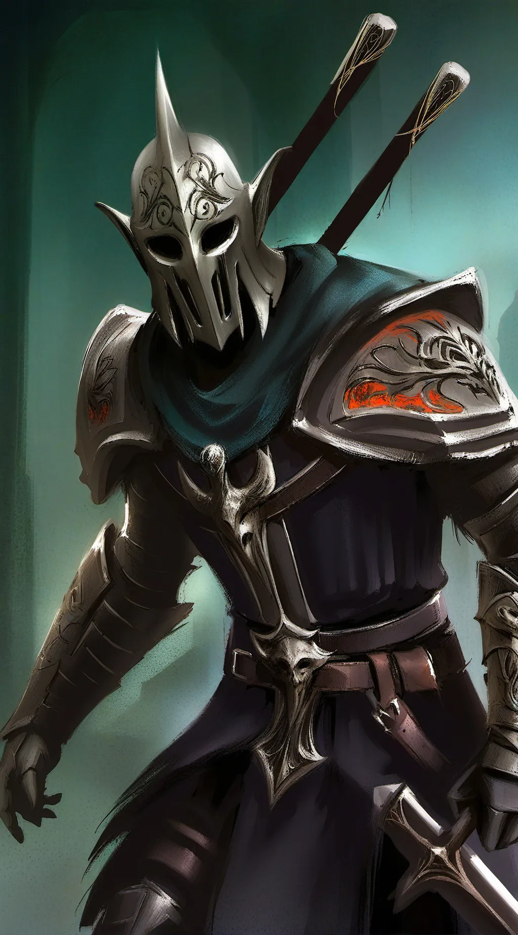 ai character: Fire  background
